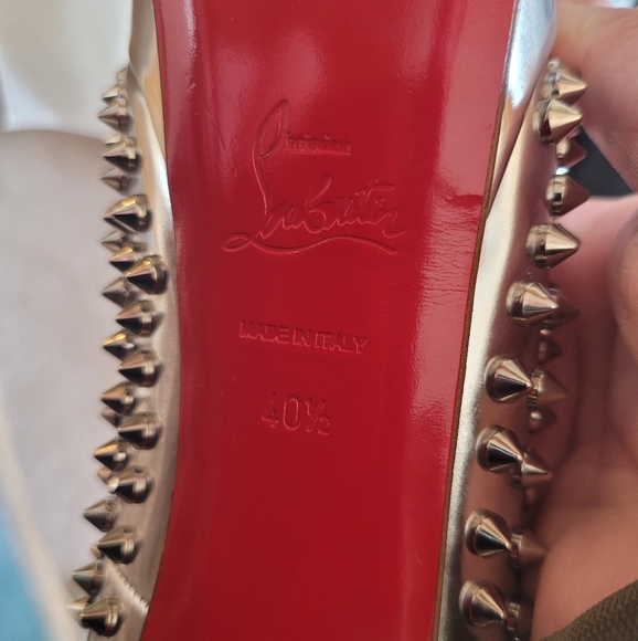Christian Louboutin Lady Peep Spikes 150mm - Picture 10 of 10